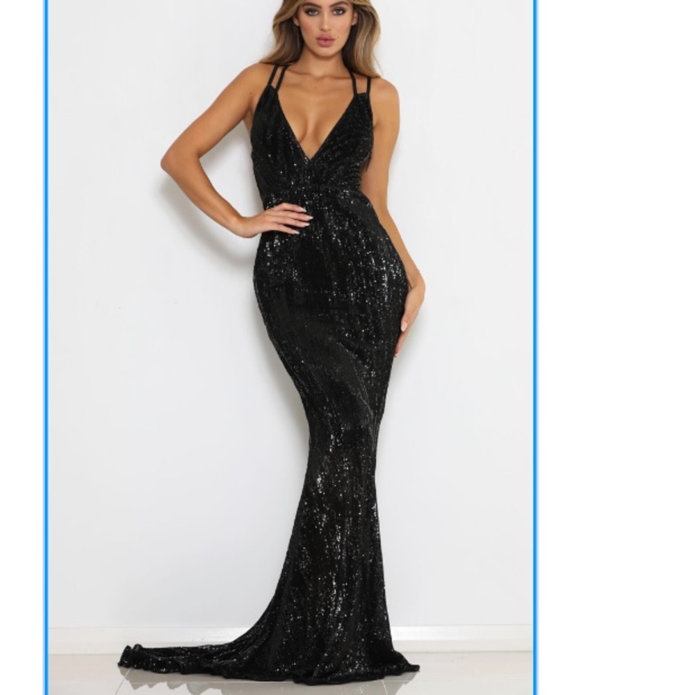 ABYSSBYABBY black sequins dress